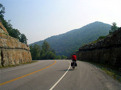 Steve in the first of the Appalachians