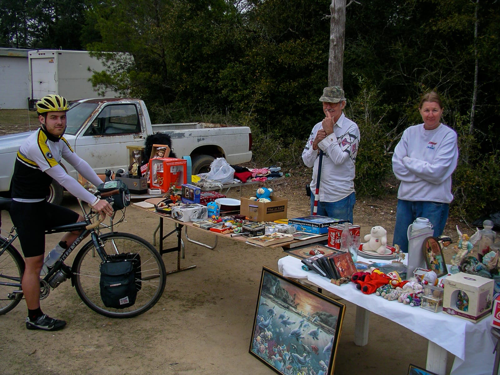 The roadside sale at which I was united with our mascot