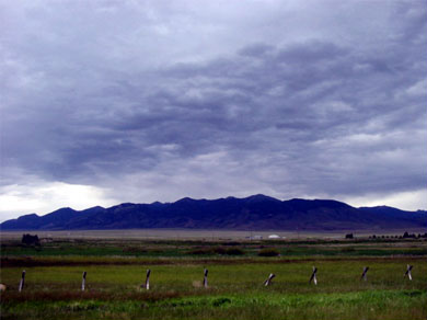 A storm approaching (that later dumped on us)